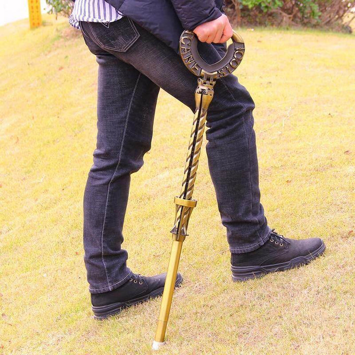 Outdoor Folding Two-in-one Walking Stick Stool | Bowlift
