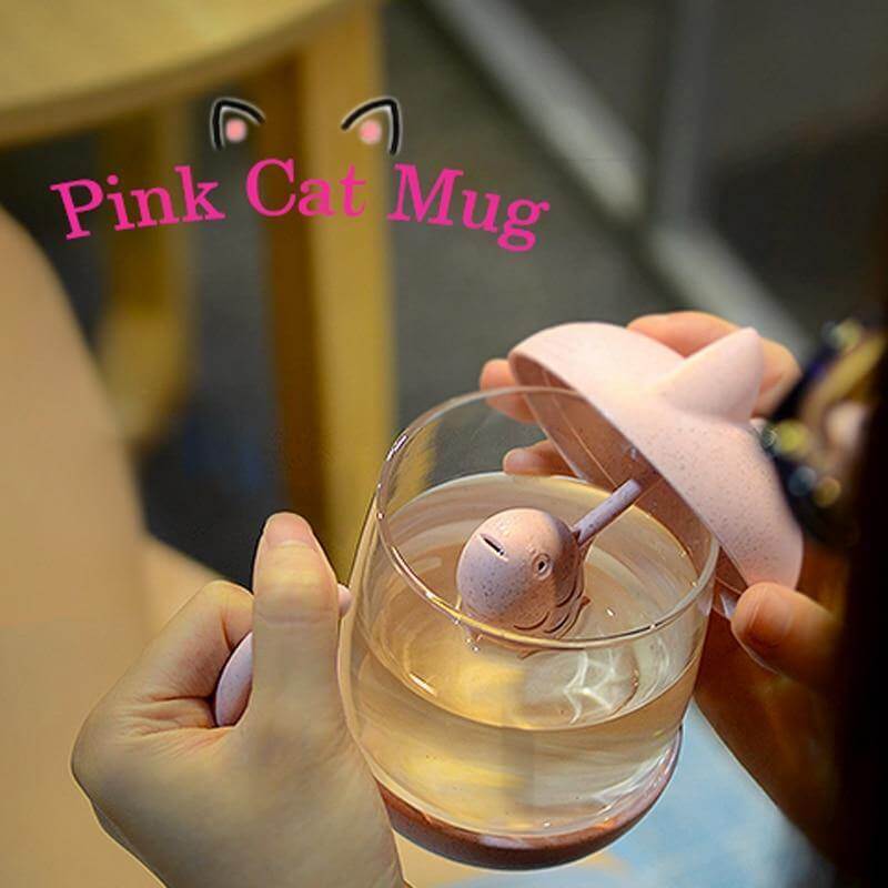 BowLift | Cute Tea Mug Cup with Filter
