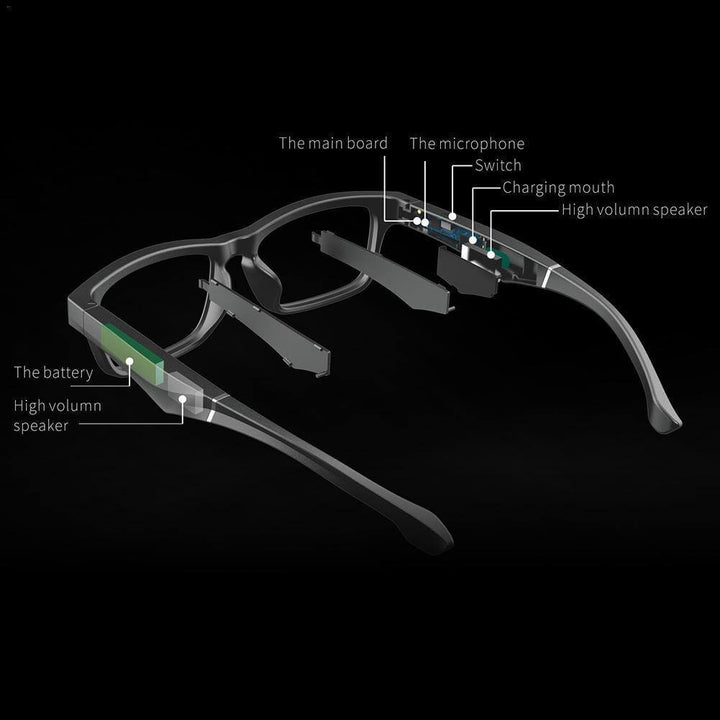 Smart Bluetooth Built-in Speaker Headset Glasses | Bowlift