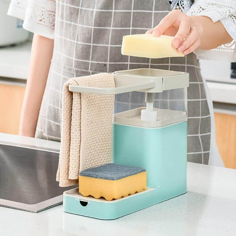 BowLift | 3in1 Multifunctional Cleaning Soap Holder Drainboard Storage