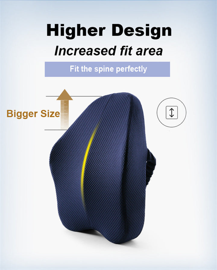 BowLift | Office Chair Memory Foam Cushion Pillow Set