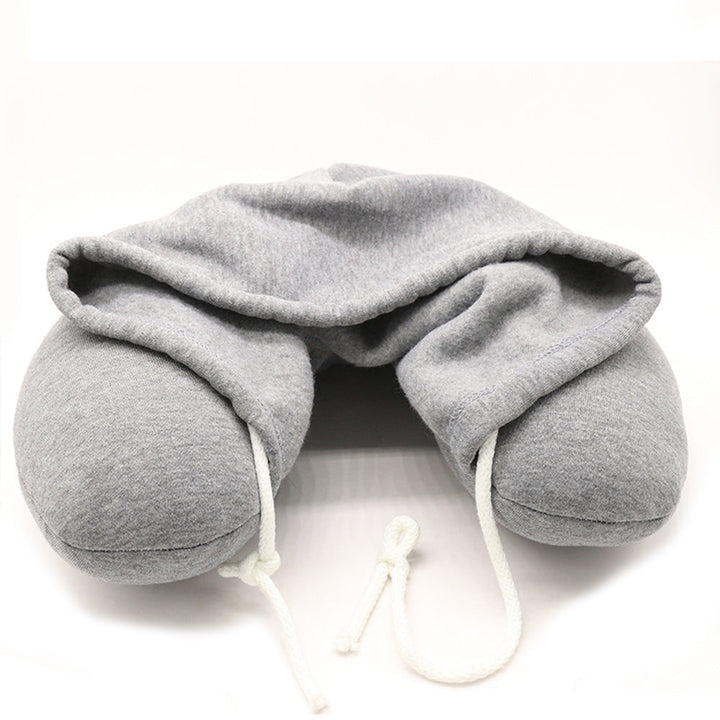 BowLift | Hooded Foldable Memory Foam Neck Pillow for Travelers