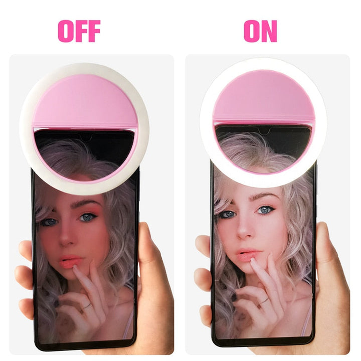 Portable Selfie Ring Light - GlowSnap | Bowlift