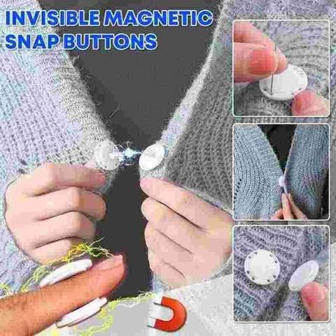 BowLift | 5PCS High-Grade Invisible Plastic Magnet Button Set