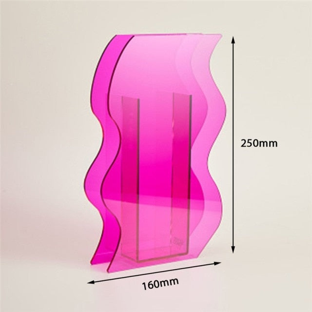 Nordic Modern Geometric Rainbow Vase | Bowlift