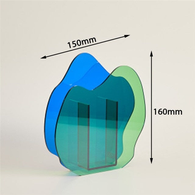 Nordic Modern Geometric Rainbow Vase | Bowlift