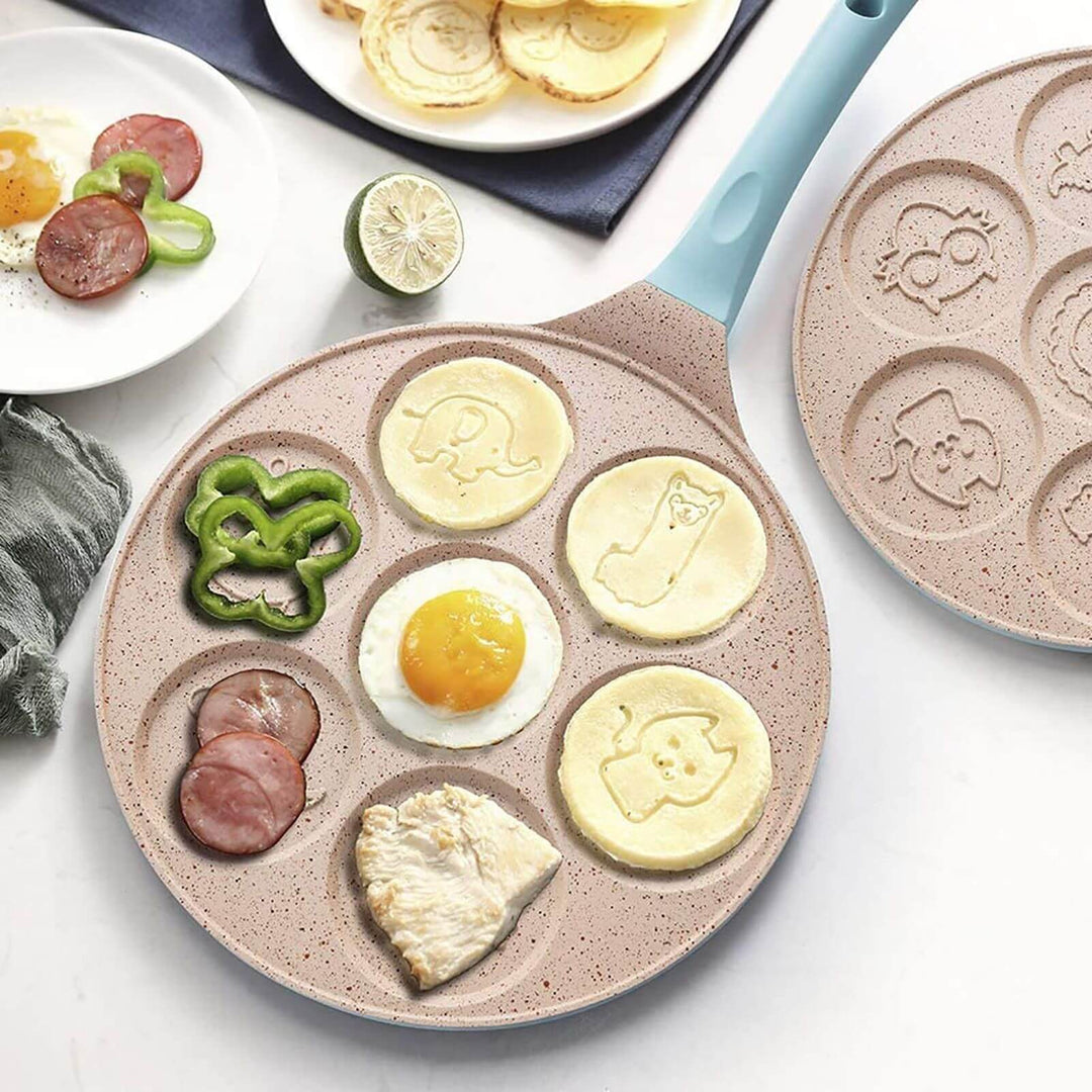 BowLift | 7-Shape Cartoon Animals Heavy-duty Pancake Pan