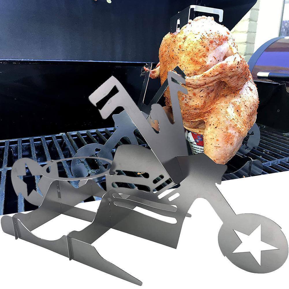 BowLift | Motorcycle Chicken Grill Stand Rack