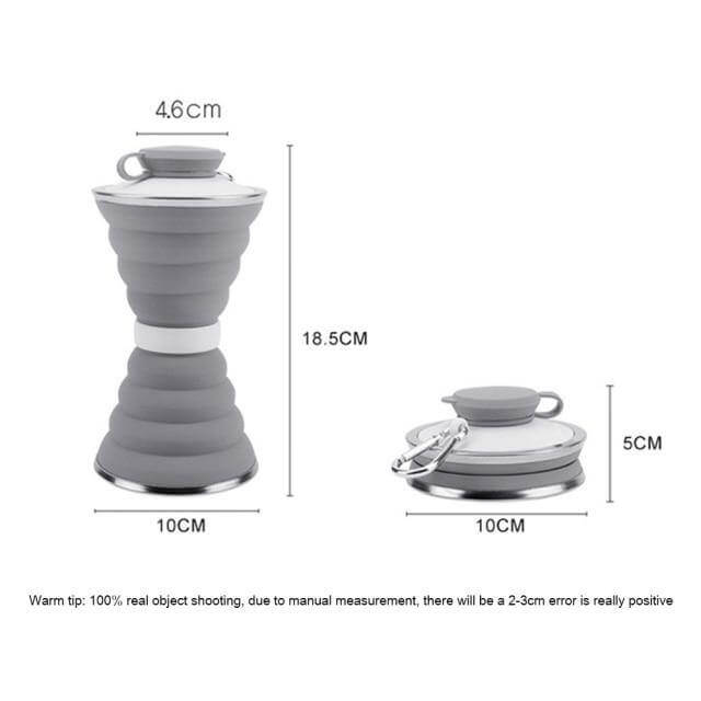 BowLift | 500mL Foldable Soft Silicone Bottle