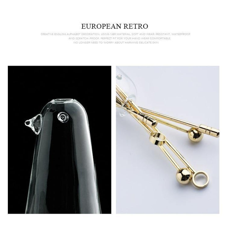 BowLift | Elegant Stainless Steel Fruit Fork Jar