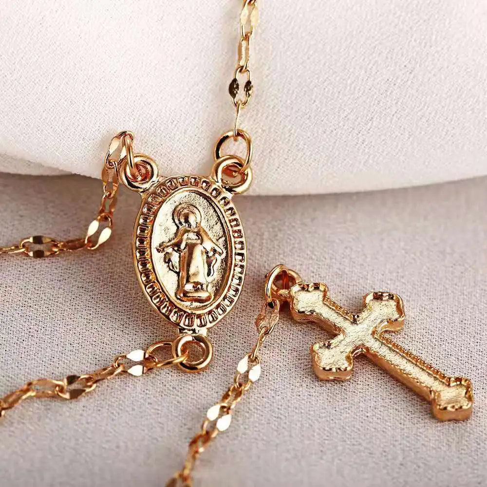 BowLift | Spiritual Rosary Necklace – Stylish Faith Jewelry for Any Occasion