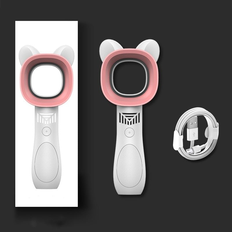 Modern Rechargeable Mini Cat Bladeless Fan | Bowlift