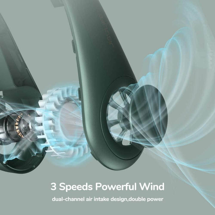 Stylish Mini Bladeless Travel Neck Fan | Bowlift