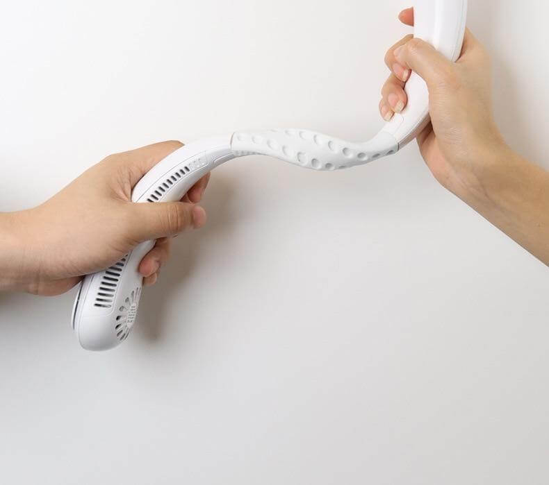 Stylish Mini Bladeless Travel Neck Fan | Bowlift