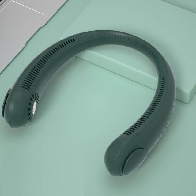 Stylish Mini Bladeless Travel Neck Fan | Bowlift