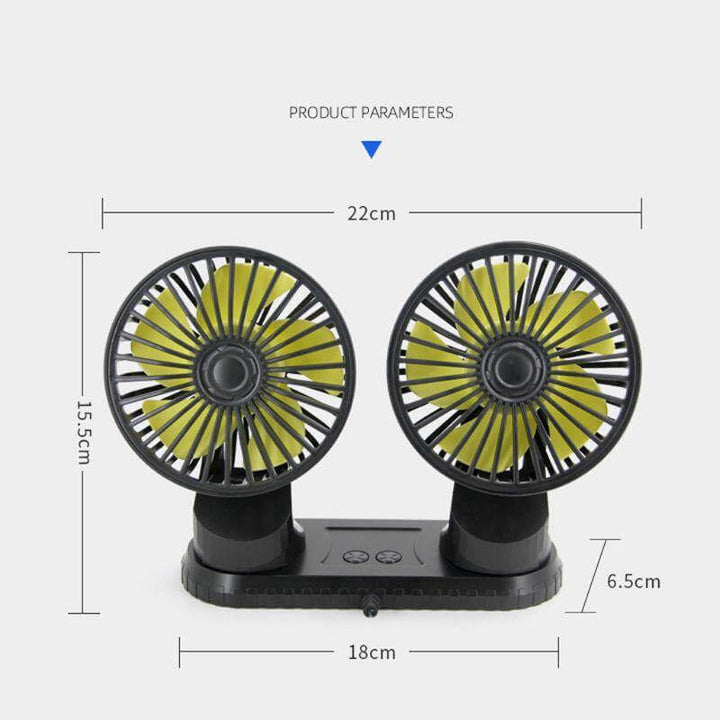 Universal Adjustable USB Dual Fan | Bowlift