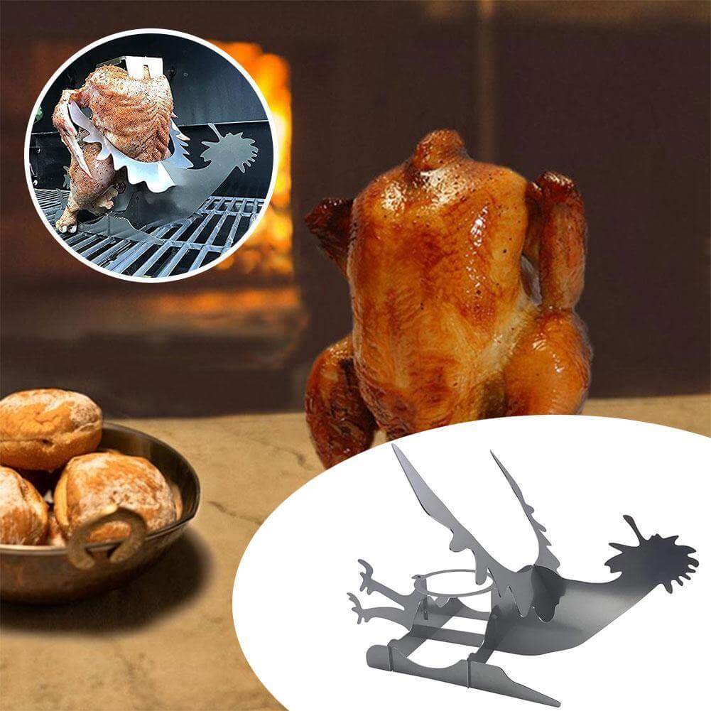 BowLift | Motorcycle Chicken Grill Stand Rack