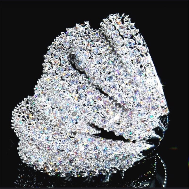BowLift | Luxury Jewelry Multilayer Zircon Charm Ladies Ring
