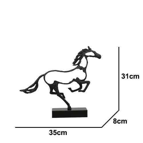 BowLift | Minimalist Abstract Horse Sculpture Art Figurine