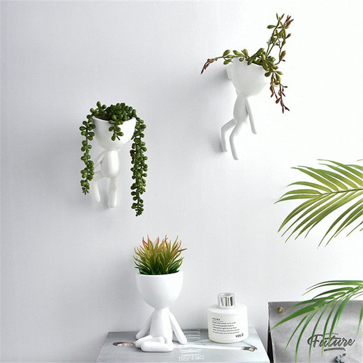 BowLift | Nordic Hanging Miniature Human Flower Pots