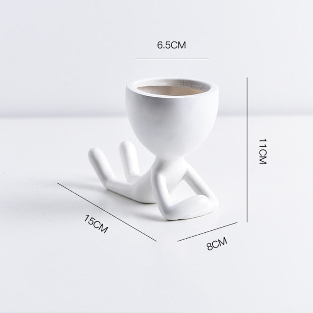 BowLift | Nordic Hanging Miniature Human Flower Pots