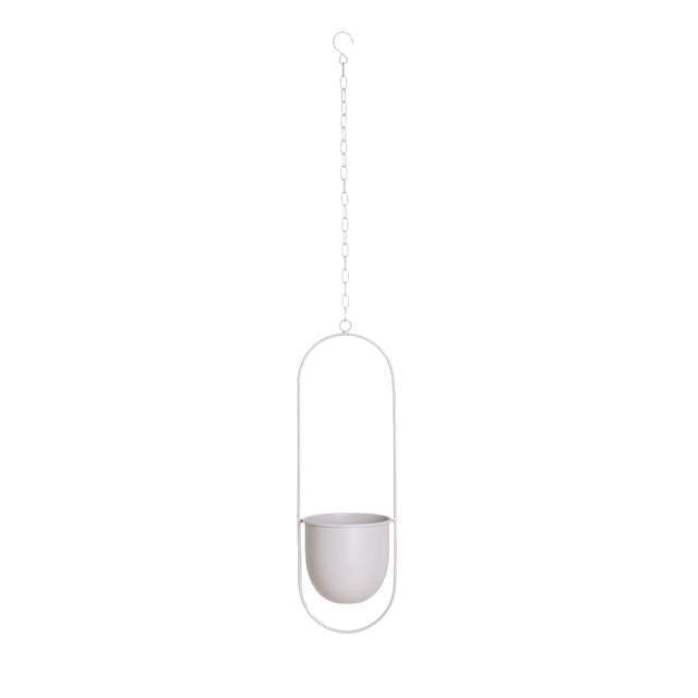 HaloRing Hanging Plant Holder – Metal Hanging Planter for Indoor and Outdoor | Bowlift