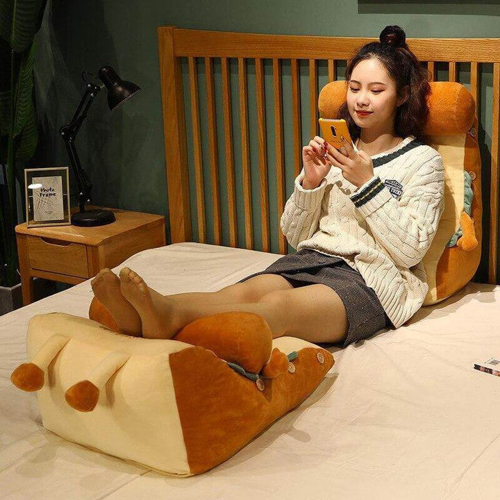 I AM TOAST Cute Bedside Comfy WashaBowlifte Pillow | Bowlift