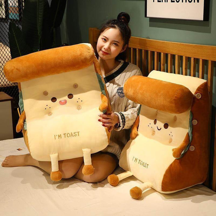 I AM TOAST Cute Bedside Comfy WashaBowlifte Pillow | Bowlift