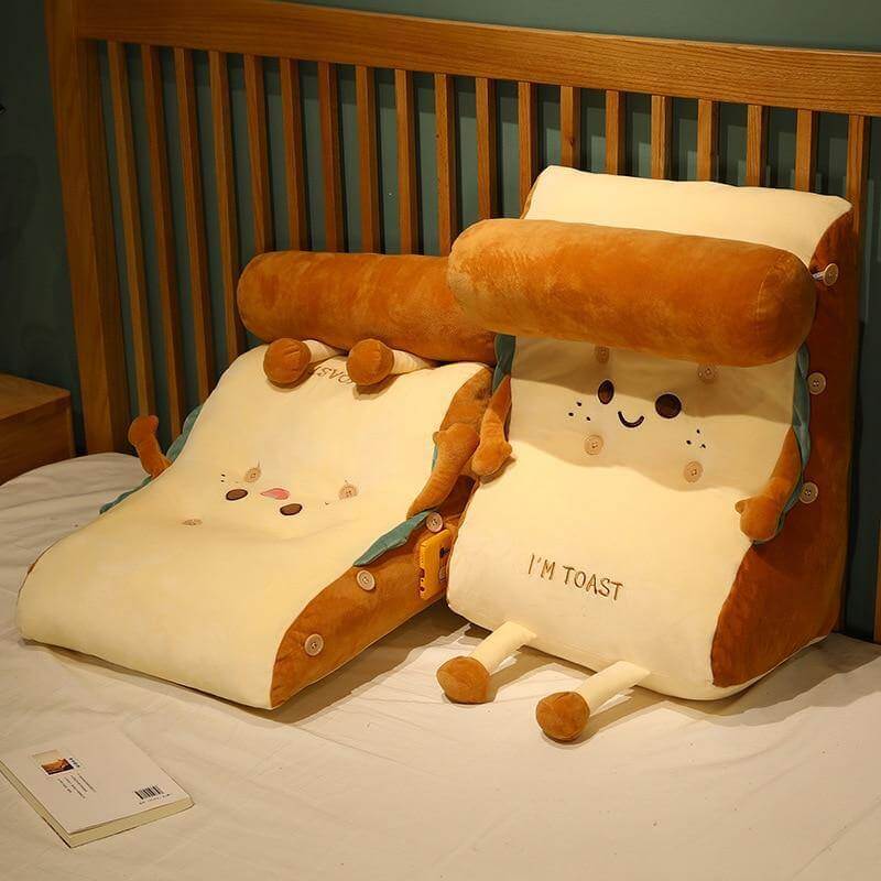 I AM TOAST Cute Bedside Comfy WashaBowlifte Pillow | Bowlift