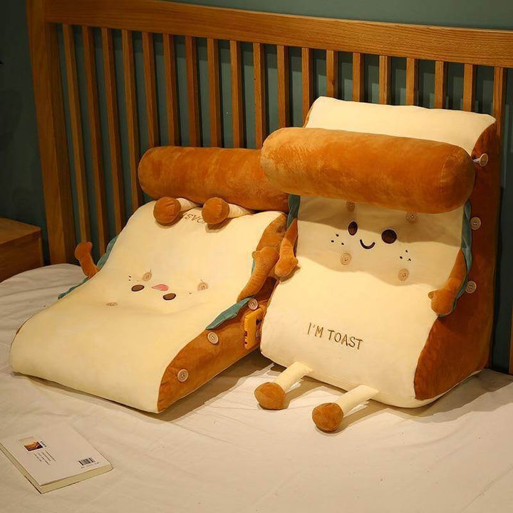 I AM TOAST Cute Bedside Comfy WashaBowlifte Pillow | Bowlift