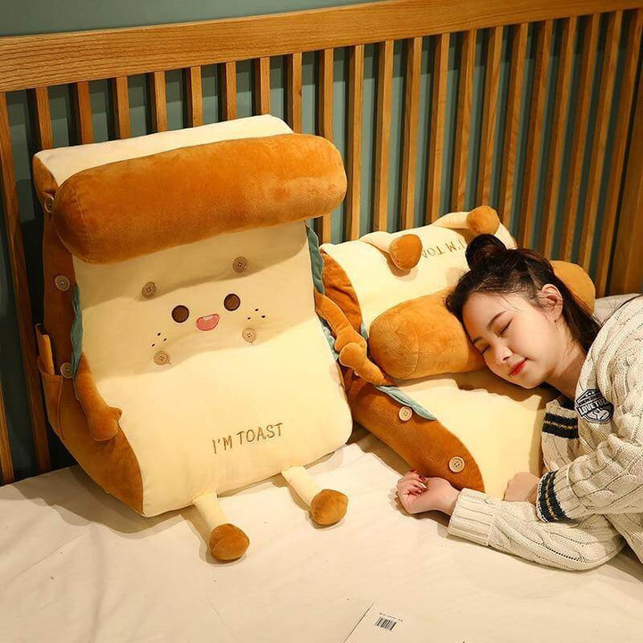I AM TOAST Cute Bedside Comfy WashaBowlifte Pillow | Bowlift