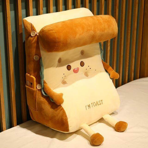 I AM TOAST Cute Bedside Comfy WashaBowlifte Pillow | Bowlift