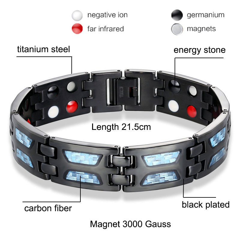 Titanium Magnetic Therapy Bracelet | Bowlift