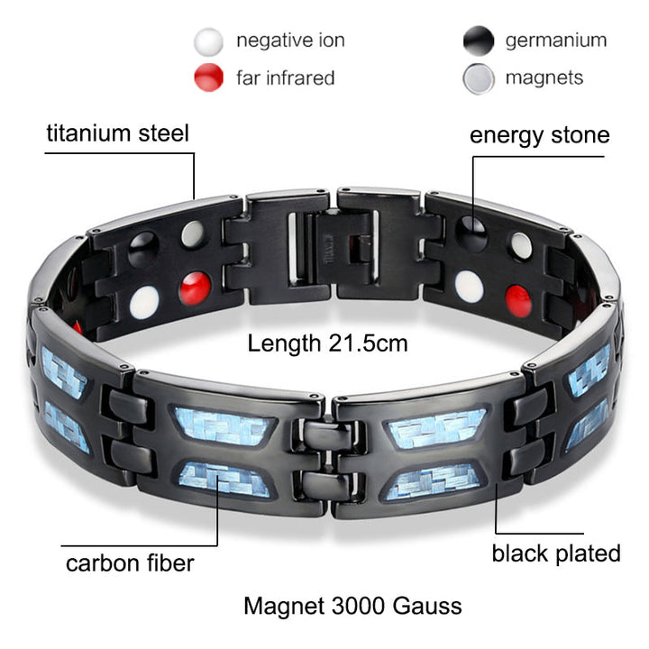 Titanium Magnetic Therapy Bracelet | Bowlift