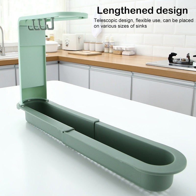 BowLift | Adjustable Shelf Drain Rack Kitchen Organizer