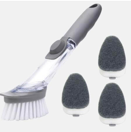 BowLift | 2in1 Liquid Dispenser Dish Washing Brush