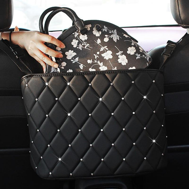 Pu Leather Car Handbag Holder | Bowlift