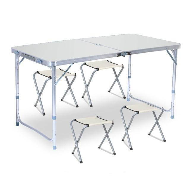 Outdoor Waterproof Adjustable Foldable Picnic Table Set | Bowlift