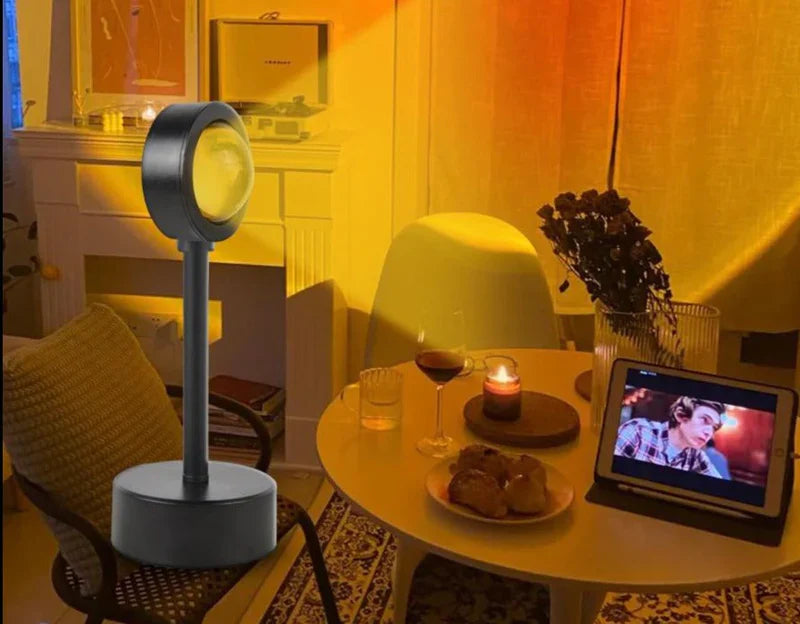 Sunset Lamp with 4 Colors - GlowSphere | Bowlift