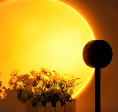 Sunset Lamp with 4 Colors - GlowSphere | Bowlift