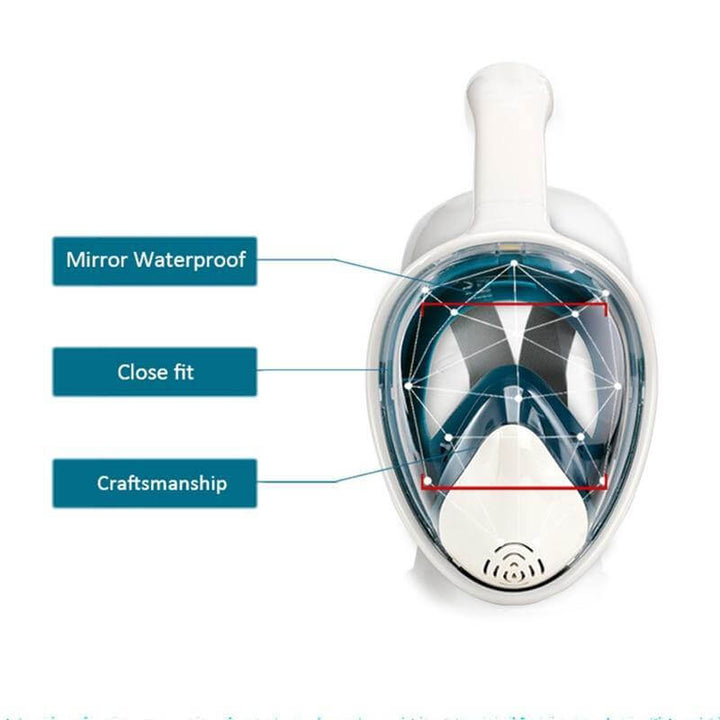 Anti Fog Full Face Diving Mask | Bowlift