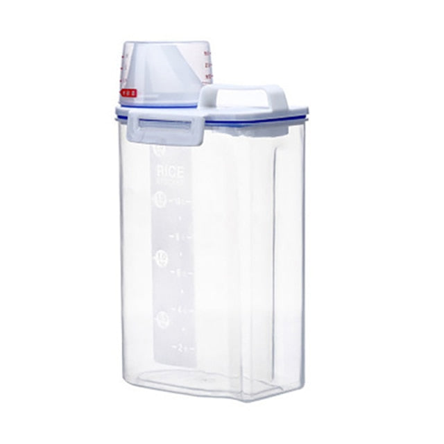 BowLift | Measuring Cup Lid Cereal Grain Storage Dispenser