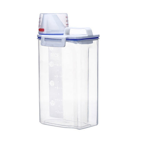 BowLift | Measuring Cup Lid Cereal Grain Storage Dispenser