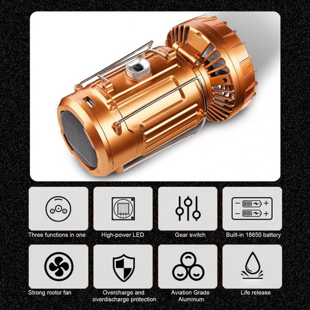 Multifunctional Waterproof Camping Power Bank Light | Bowlift