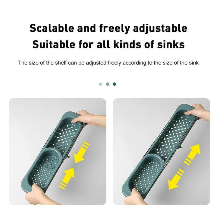 BowLift | Kitchen Retractable Sink Rack Organizer