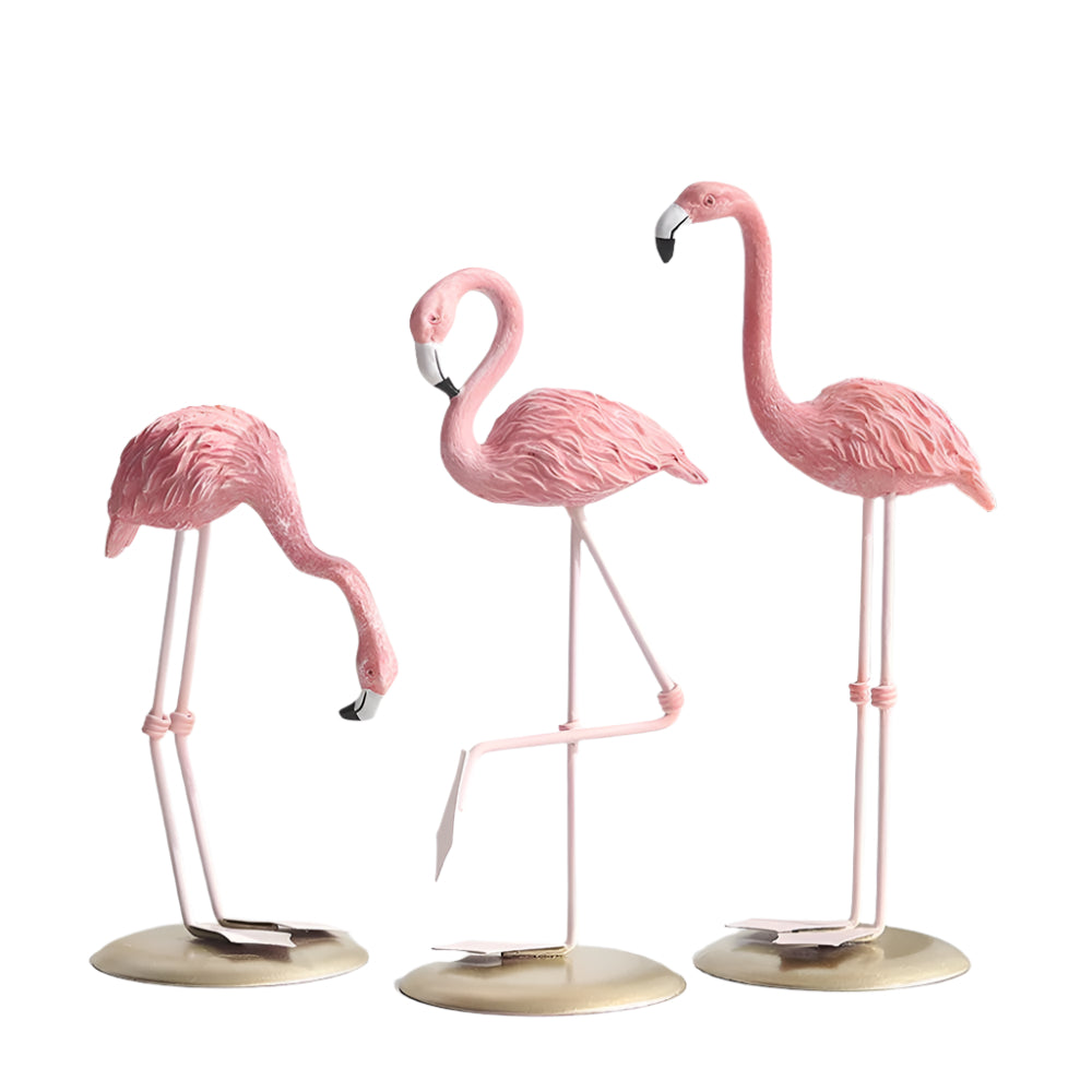 FlamingoGrace Elegant Flamingo Harbor Statue Bowlift