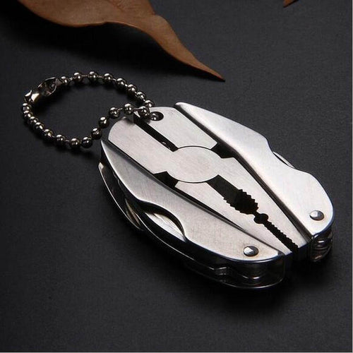 6in1 Foldable Travel Camping Keychain Tool Kit | Bowlift