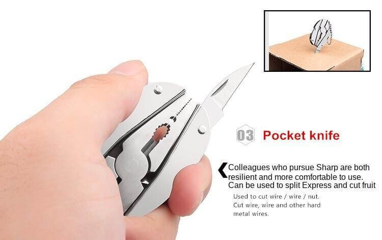 6in1 Foldable Travel Camping Keychain Tool Kit | Bowlift