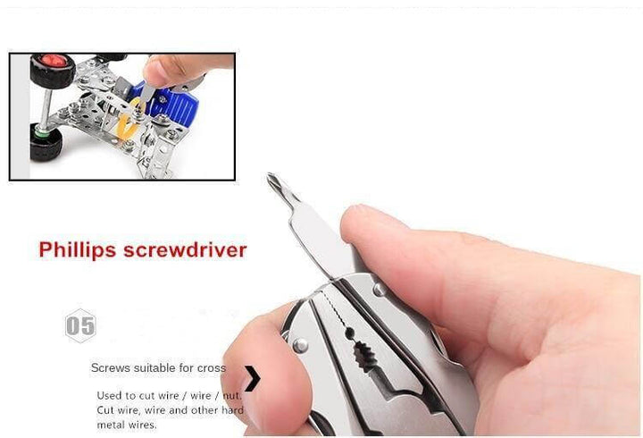 6in1 Foldable Travel Camping Keychain Tool Kit | Bowlift