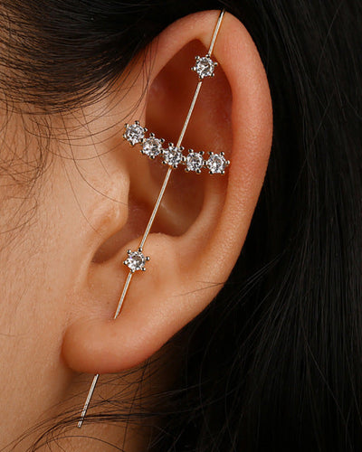 BowLift | Crystal Vintage Long Wrap Earrings